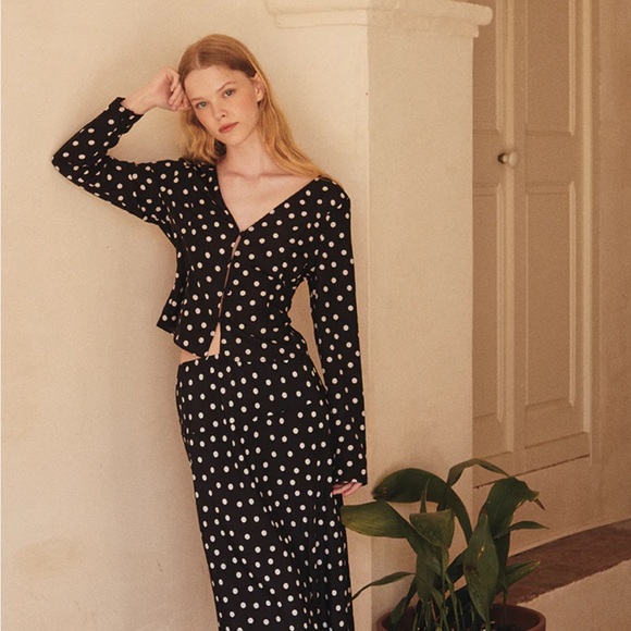Ciao Lucia Tops - Ciao Lucia Aida Top Polka Dot - NWT
